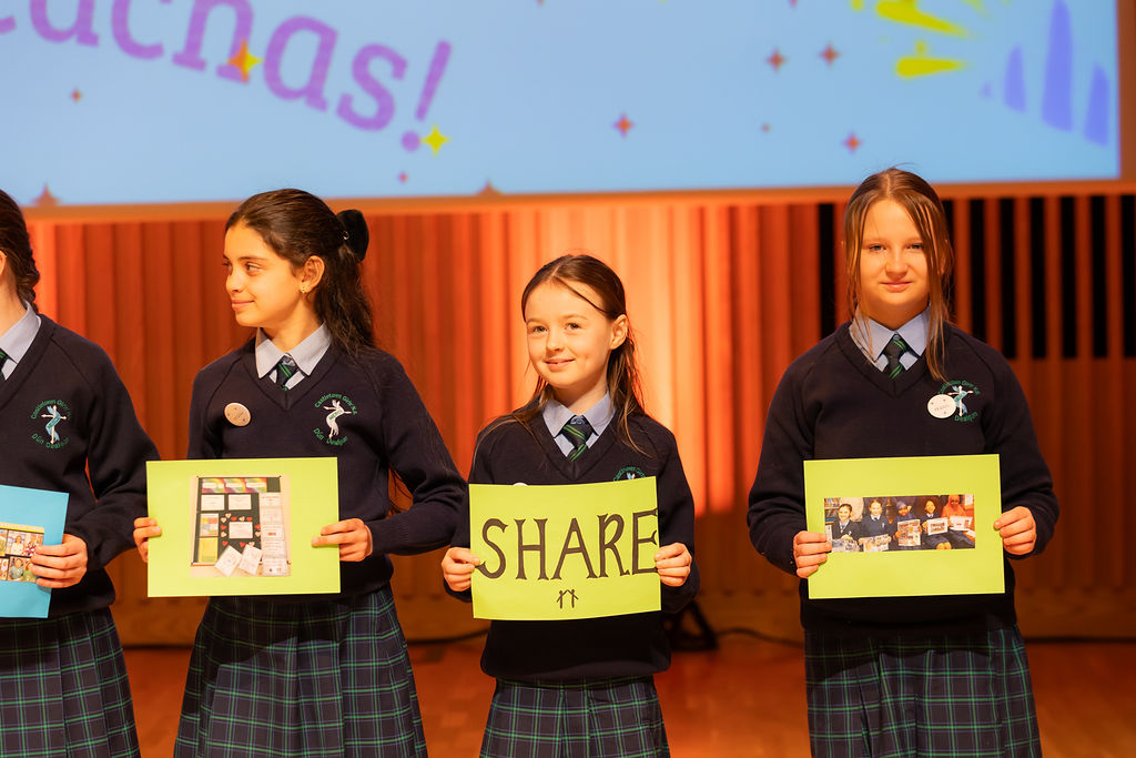 Picture of pupils at Schools of Sanctuary Awards