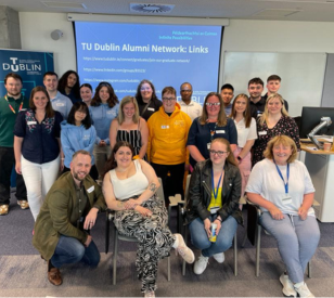 group at access alumni network event