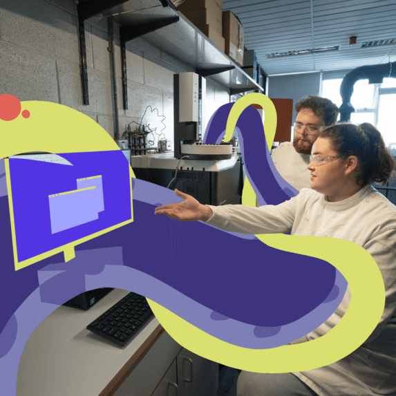 students in computer lab