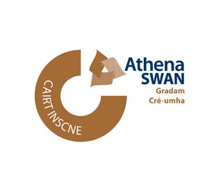 Athena SWAN Bronze Award Logo in Irish