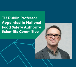 Portrait of a man in glasses and a blazer on the right. Text on the left reads: 